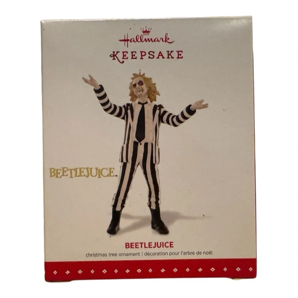 Hallmark Keepsake Ornament Beetlejuice Tim Burton 2015 Movie Figure